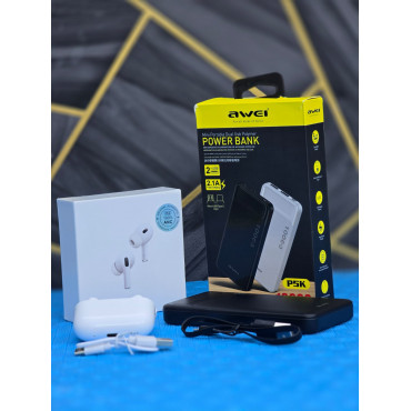 Awei Mini portable PowerBank & Air Buds (2nd Version)