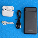 Awei P6K 20000mAh Double USB Output Power Bank and Air Pods