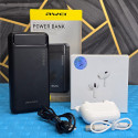 Awei P6K 20000mAh Double USB Output Power Bank and Air Pods