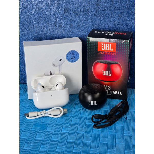 JBL M3 Portable Speaker, Second Generation Airbuds Combo