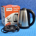 Prestige Electric Kettle - 2L - Silver and Black - Elevate Your Tea-Making Experience