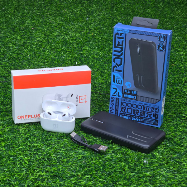 REMAX Power bank & ONEPLUS Airbuds