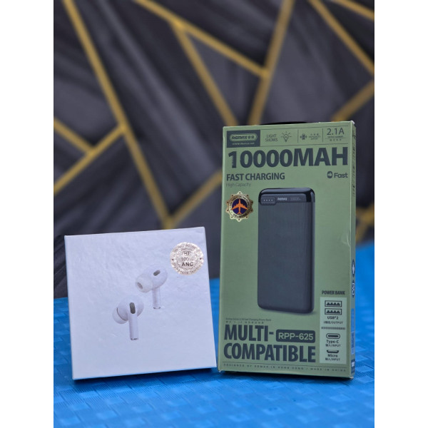 REMAX RPP 10000mAh & Air Buds (2nd Version)