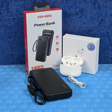 Ven-Den Power Bank & Air Buds Combo 
