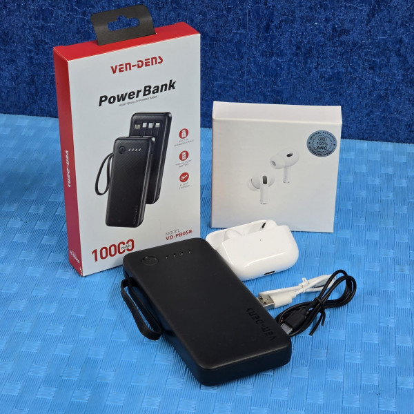 Ven-Den Power Bank & Air Buds Combo 