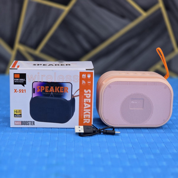 Bass Booster X-521 Portable Bluetooth Speaker