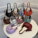 New Trendy Fashion Half Moon Letaher Bag