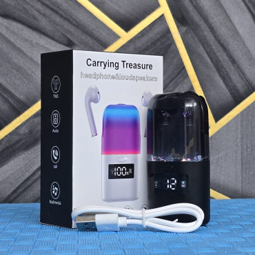 Carrying Treasure Headphone With Loudspeaker