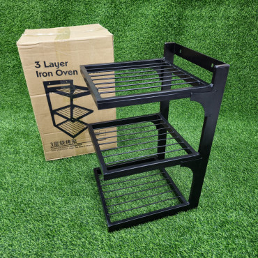 3 layer iron rack...