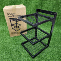 3 layer iron rack