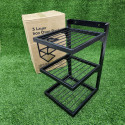 3 layer iron rack