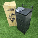 4 layer square shape kitchen rack 