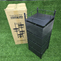 4 layer square shape kitchen rack 