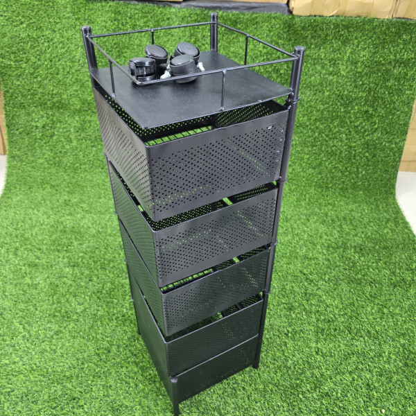 5 layer square shape  kitchen rack 