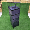 5 layer square shape  kitchen rack 