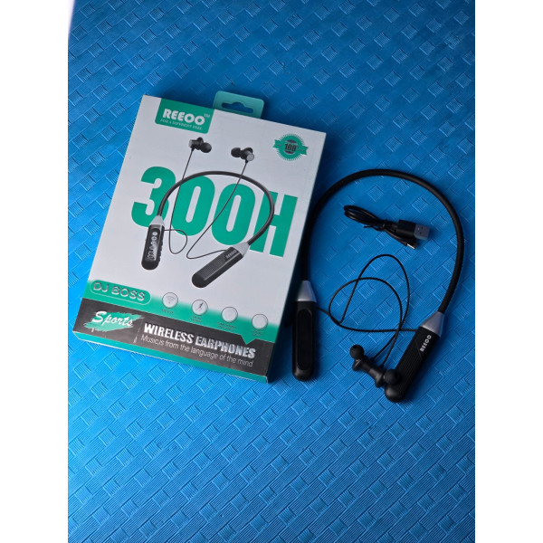 Reeoo Bluetooth 6.0 Wireless 300H Neckband Earphone