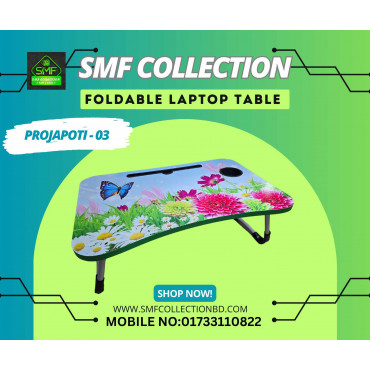 Butterfly & Flower Foldable laptop table 