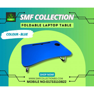 Blue Foldable laptop table 