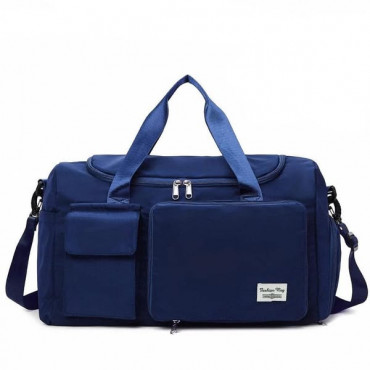 Fashionable Large Capacity Travel & Gym Bag (Blue colour)
