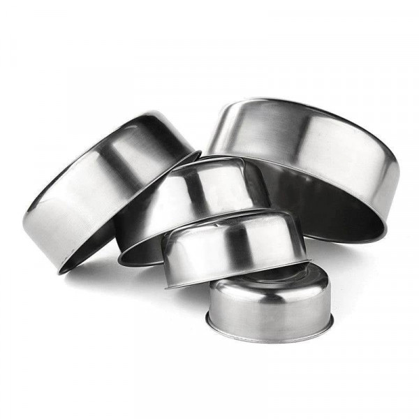 Food Fresh Keeping Container 5 Pieces Stainless Steel Bowl Set Bati With Lid