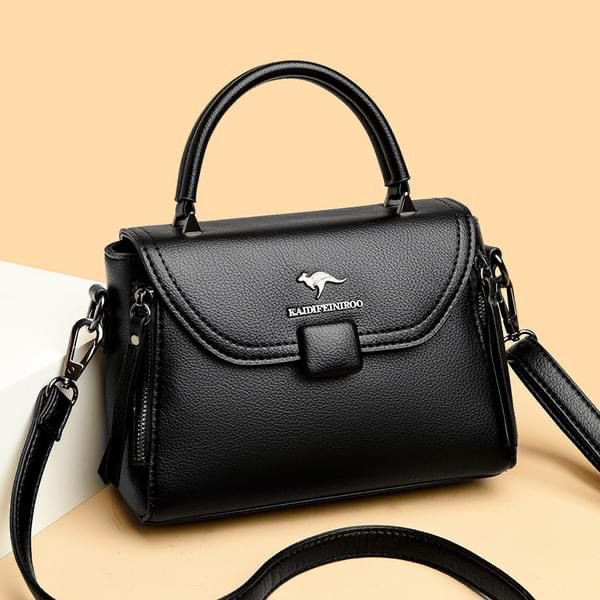 High Quality Kangraroo  Handbag (Black)
