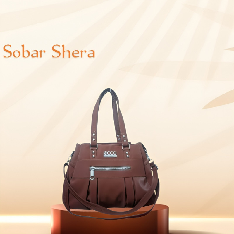 Italian Fashionable Crossbody Shoulder Bag (Coffee)
