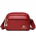 Kangaroo stylish 5 gippper Bag ( meroon )