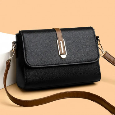 Premium Quality Shoulder Bag ( Black )