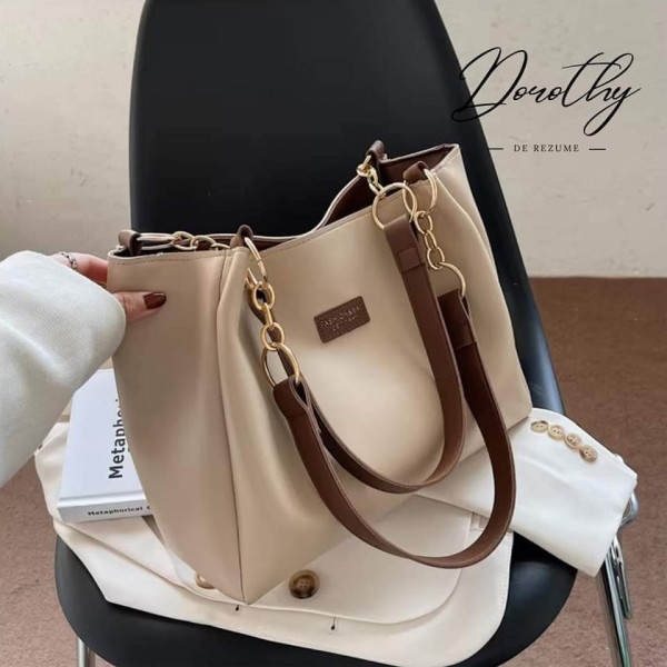 Stylish high Quality China Leather Bag (Cream )