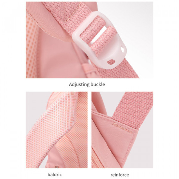 Kids Backpack Children School Bags for Girls Orthopedic Waterproof Primary Schoolbag Book Bag (pink)