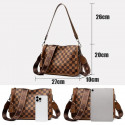 Women Luxurys Designers Bags Messenger Ivhandbag(Khaki)