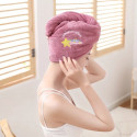 Quick Dry Hair Cap Towel ( meroon )