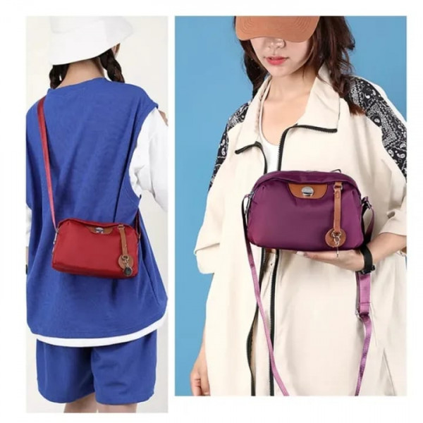 Gelory Casual Travel Waterproof Messenger Bag Trendy {purple}