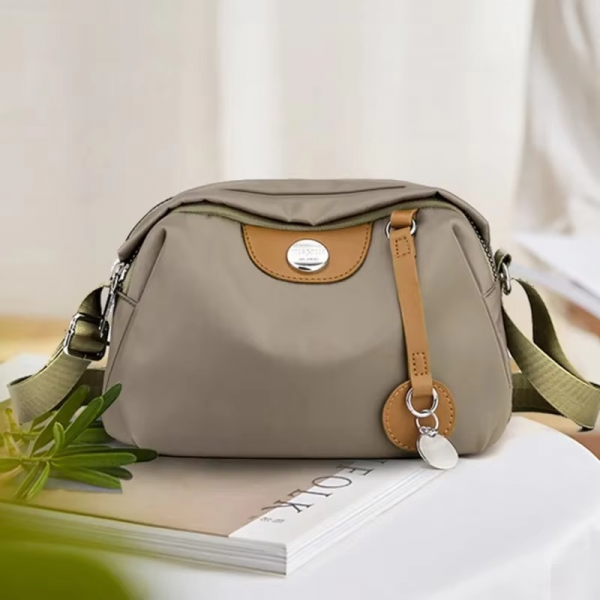 Gelory Casual Travel Waterproof Messenger Bag Trendy {Gray}