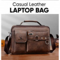 (১২"/১৬") কফি কালার Men's Shoulder Bag