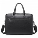 High capacity Men's Shoulder Bag (১২"/১৬") কালো কালার।