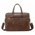 High capacity Men's Shoulder Bag (১২"/১৬") কফি কালার