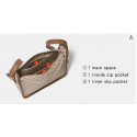 Women Luxurys Designers Bags Messenger Ivhandbag (Brown)
