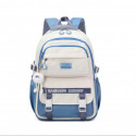 Academy Style Waterproof School Book Bag(Blue colour)
