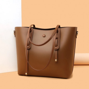 Luxury Official leather Tote bag (Brown )