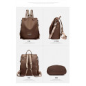 Updated Tote series 2 female backpack(কফি কালার)