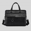 Amsburg Laptop Leather Bag(Black color)