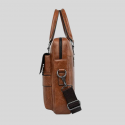 Amsburg Laptop Leather Bag ( Chocolate color )