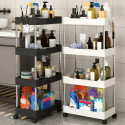 Multipurpose Wide Trolly Rack(White)