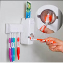Automatic Toothpaste Dispenser With Brash Holder (White)