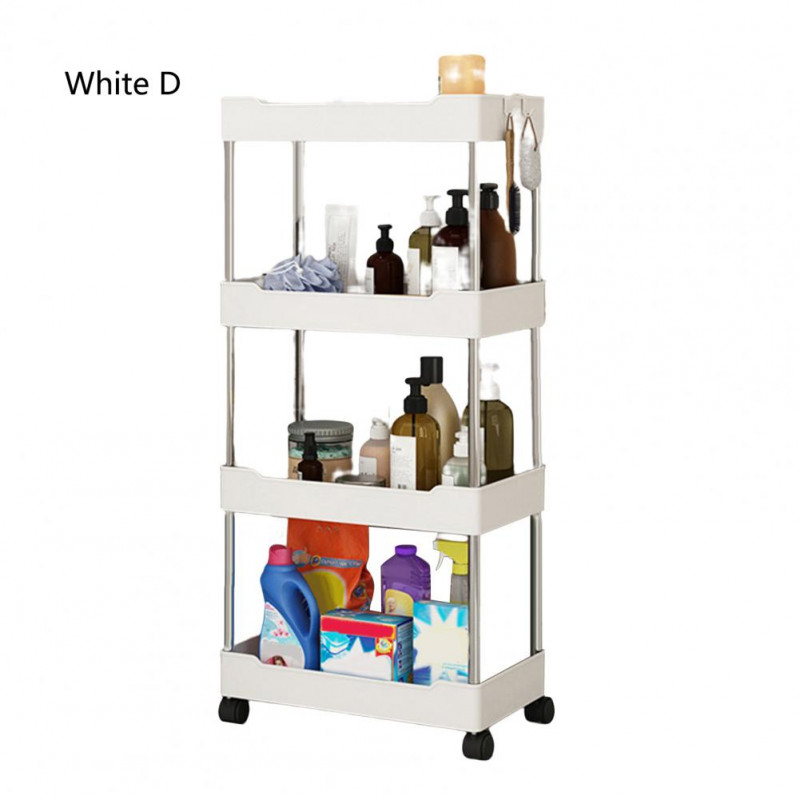 Multipurpose Wide Trolly Rack(White)
