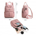New leisure nylon ladies CHINA Bagpack (Maroon)
