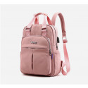 New leisure nylon ladies CHINA Bagpack (pink)