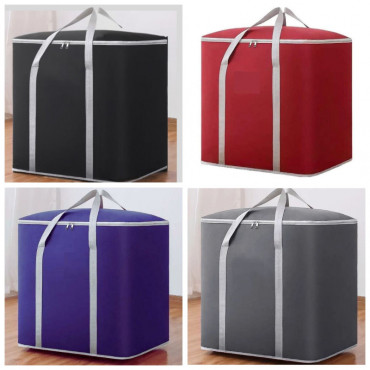 (4Pcs) 4XL Size Large Capacity Storage Bag(Black/Blue/Red/Ash)