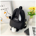 Cartoon Rabbit Children Backpack(Black)